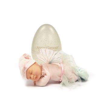 ANNE GEDDES Baby Puppe Fairy Rosa im Glitzerei -23 cm-